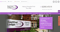 Desktop Screenshot of eastendlodge.co.uk